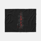 Couverture Polaire Trump 45 47 Conception futuriste rétro (Devant (Horizontal))