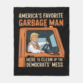 Couverture Polaire Trump 45 47 États-Unis (Devant)