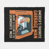 Couverture Polaire Trump 45 47 États-Unis (Devant (Horizontal))