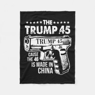 Couverture Polaire Trump 45 Parce Que Le 46 Est Fait En Chine 1