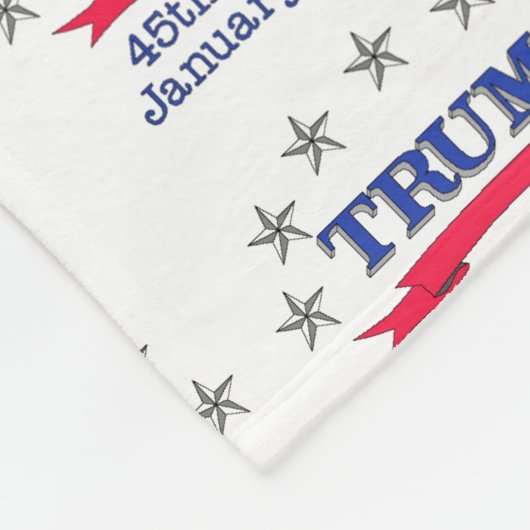 Couverture Polaire Trump 45e président (Coin)