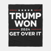 Couverture Polaire Trump a gagné, faites avec 2024 (Devant)