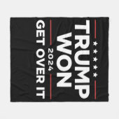 Couverture Polaire Trump a gagné, faites avec 2024 (Devant (Horizontal))