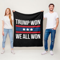 Trump a Gagné Nous Avons Tous Gagné 2024 Drapeau U