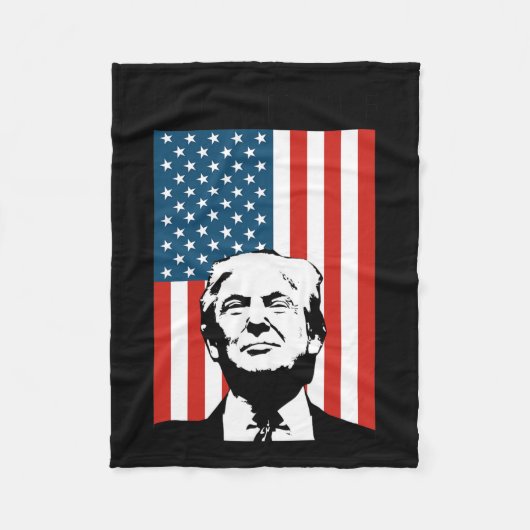 Couverture Polaire Trump à l'épreuve des balles (Devant)