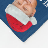 Couverture Polaire Trump avec Santa Hat - Rendre Noël magnifique (Coin)