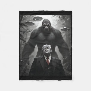Couverture Polaire Trump Bigfoot Ufo Alien Rencontre Visitation Compl