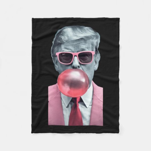 Couverture Polaire Trump Bubble Gum Yum (Devant)