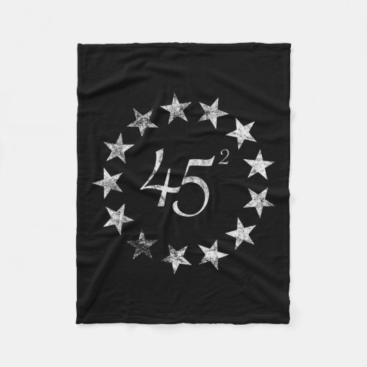 Couverture Polaire Trump carré Betsy Ross Drapeau 2020 2024 Deuxième  (Devant)