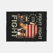 Couverture Polaire Trump Combat Combattre Les Signaux Trump Aux Améri (Devant (Horizontal))