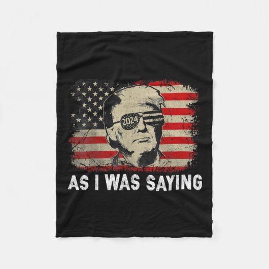 Couverture Polaire Trump Comme Je Le Disais Trump Son Discours Électi (Devant)