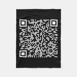 Couverture Polaire Trump Dance Qr drôle Président Trump Code de danse