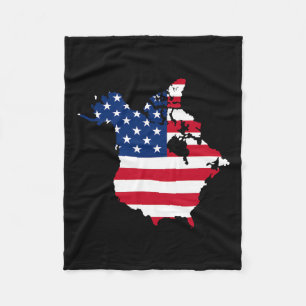 Couverture Polaire Trump Dit Oh Canada Map America