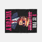 Couverture Polaire Trump et la Saint-Valentin sont pour la victoire T (Devant (Horizontal))