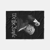 Couverture Polaire Trump lève D'Abord Le Peuple (Devant (Horizontal))