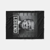 Couverture Polaire Trump Mug Shot (Devant (Horizontal))