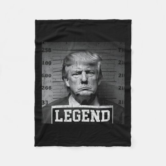 Couverture Polaire Trump Mug Shot (Devant)