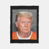 Couverture Polaire Trump Mugshot (Devant)