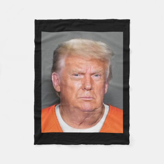Couverture Polaire Trump Mugshot (Devant)