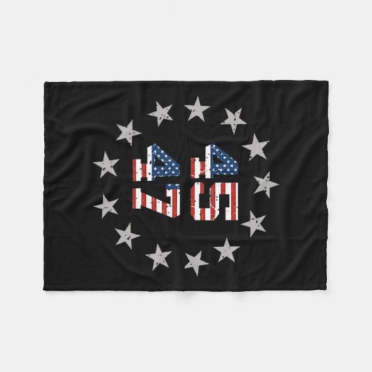 Couverture Polaire Trump Noël (Devant (Horizontal))