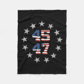 Couverture Polaire Trump Noël (Devant)