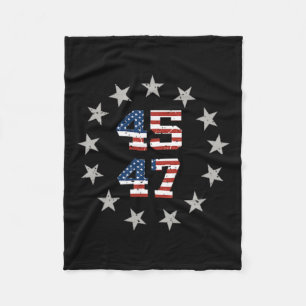 Couverture Polaire Trump Noël