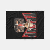 Couverture Polaire Trump Occidental Cowboy Tee Take America Back Trum (Devant (Horizontal))