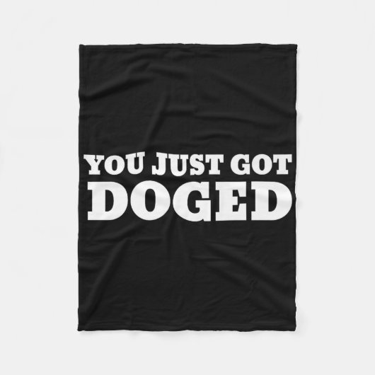 Couverture Polaire Trump Premium Vous A Dogé (Devant)