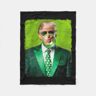 Couverture Polaire Trump soufflant la bulle gomme politique Républica