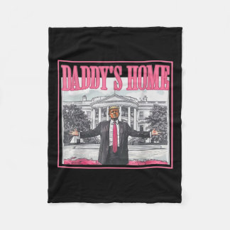 Couverture Polaire Trump tient la main devant la maison de White Dadd