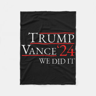Couverture Polaire Trump Vance 24 Nous avons réussi 