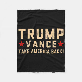 Couverture Polaire Trump Vance (avant et Byck) Ça va prendre un felon