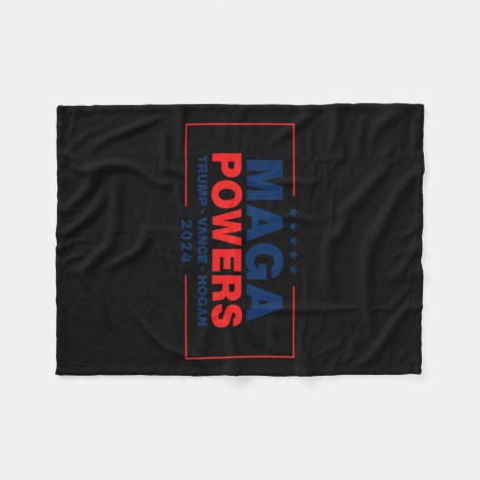 Couverture Polaire Trump Vance Hogan, Mega Powers (Devant (Horizontal))