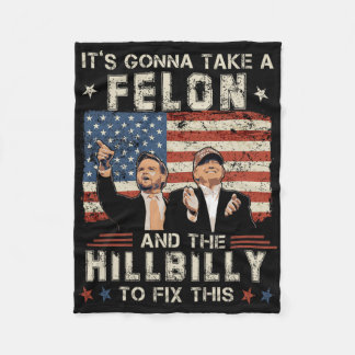 Couverture Polaire Trump Vance Il faudra un criminel et un Hillbill p