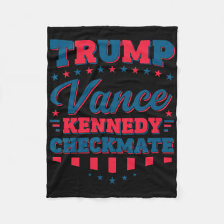 Couverture Polaire Trump Vance Kennedy Échec et Mat 2025 Élection Rép