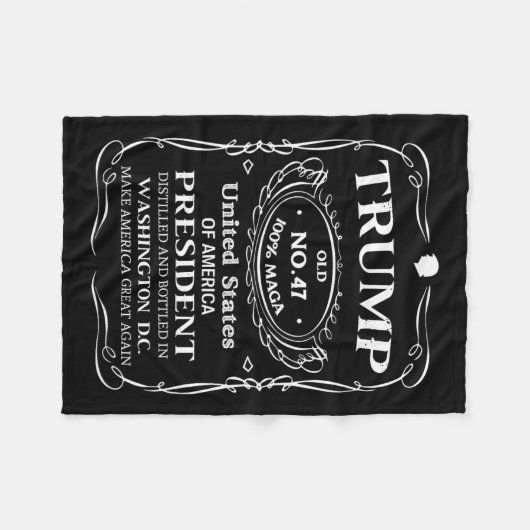 Couverture Polaire Trump Whiskey (Devant (Horizontal))