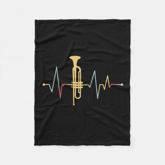 Couverture Polaire Trumpet Hearbeat (Devant)