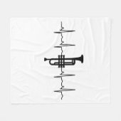 Couverture Polaire Trumpet Hearbeat (Devant (Horizontal))