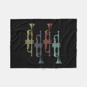 Couverture Polaire Trumpet Vintage (Devant (Horizontal))