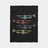 Couverture Polaire Trumpet Vintage (Devant)