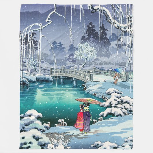 Couverture Polaire Tsuchiya Koitsu - Neige de printemps à Maruyama (Devant)