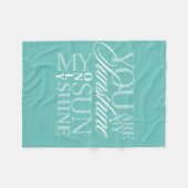 Couverture Polaire Tu Es Mon Soleil (Devant (Horizontal))