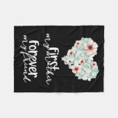 Couverture Polaire Tu Es Toujours Ma Mère Et Je T'Aime Pour Toujours (Devant (Horizontal))