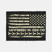 Couverture Polaire Tu Red Ribbon Heart Disease Awareness Don America (Devant (Horizontal))