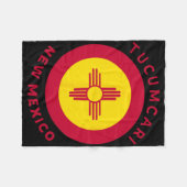 Couverture Polaire Tucari New Mexico Nm Flag Zia Souvenir (Devant (Horizontal))