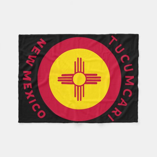 Couverture Polaire Tucari New Mexico Nm Flag Zia Souvenir (Devant (Horizontal))