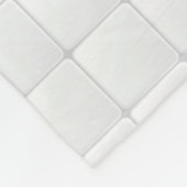 Couverture Polaire Tuile blanche (Coin)