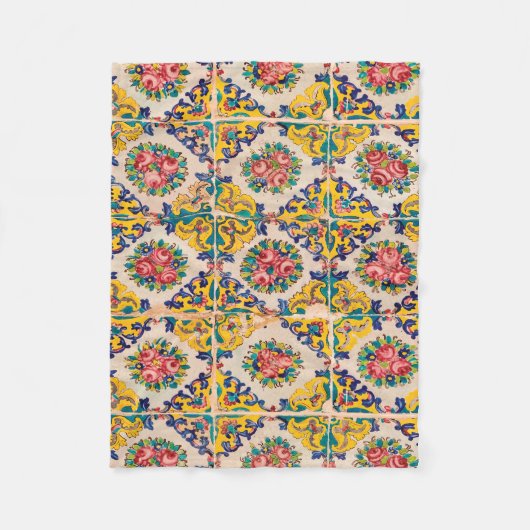 Couverture Polaire tuile de Persan de Sept-couleur (Devant)