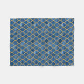 Couverture Polaire Tuile marocaine - denim (Devant (Horizontal))