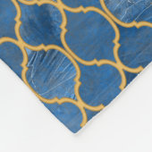 Couverture Polaire Tuile marocaine - denim (Coin)